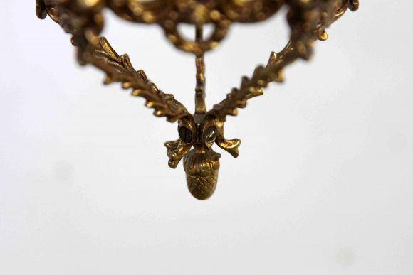 Старинный подвесной светильник на одну лампочку