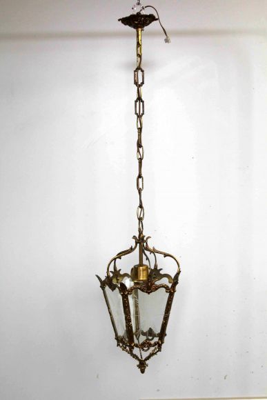 Старинный подвесной светильник на одну лампочку