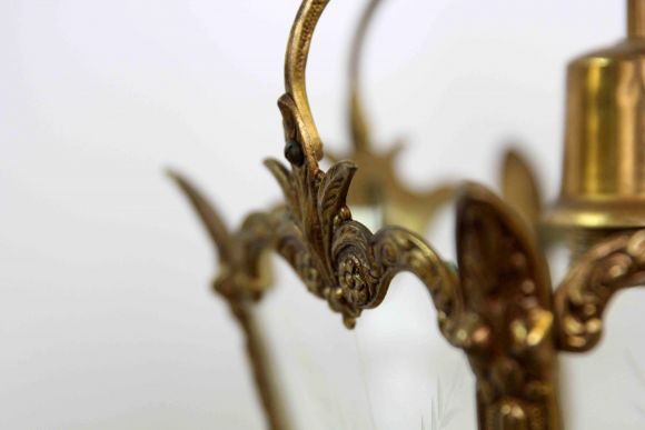 Старинный подвесной светильник на одну лампочку