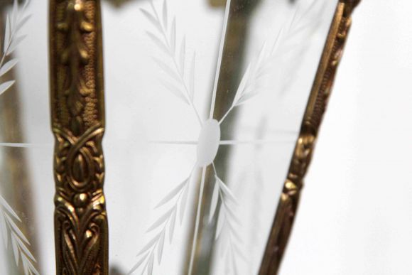 Старинный подвесной светильник на одну лампочку