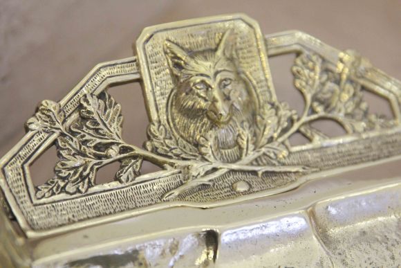 Великолепная старинная чернильница. Франция. Конец 19 века.