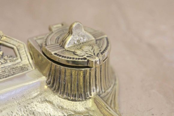 Великолепная старинная чернильница. Франция. Конец 19 века.