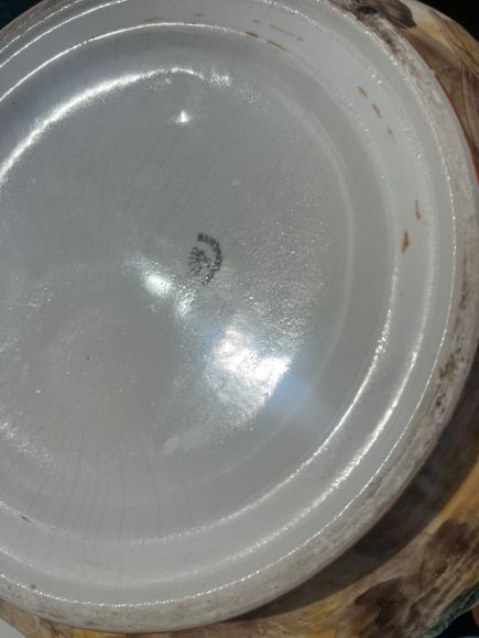 Старинная супница Каподимонте. Европа. Начало 20 века