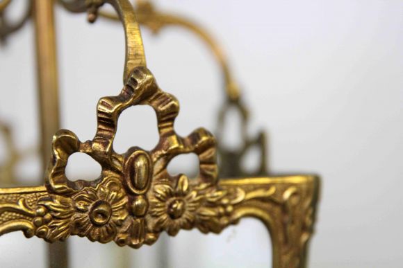 Старинный Фонарь - винтажный светильник из латуни