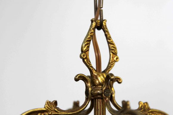 Старинный Фонарь - винтажный светильник из латуни