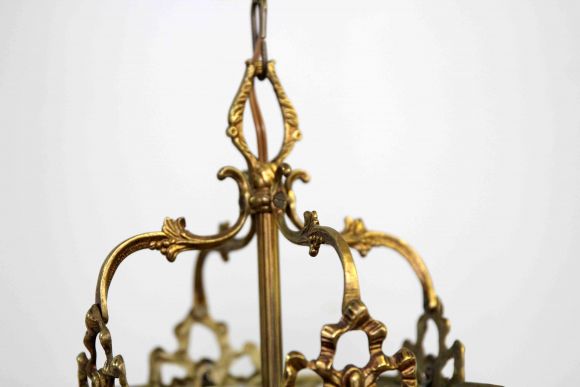 Старинный Фонарь - винтажный светильник из латуни