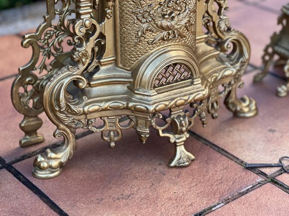 Старинные каминные часы. Европа. Конец 19 века