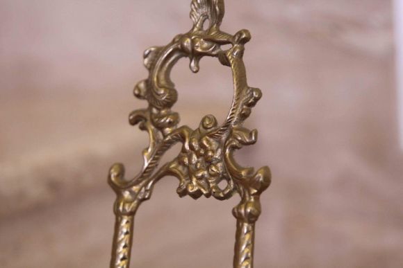 Старинная подставка из бронзы мольберт. Европа. Начало 20 века