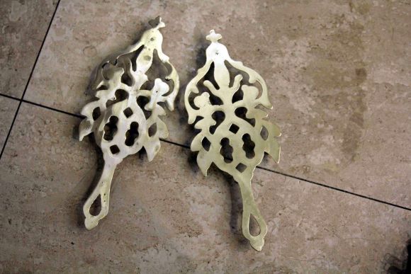 Такие миленькие парные антикварные подставочки.Европа. Начало 20 века