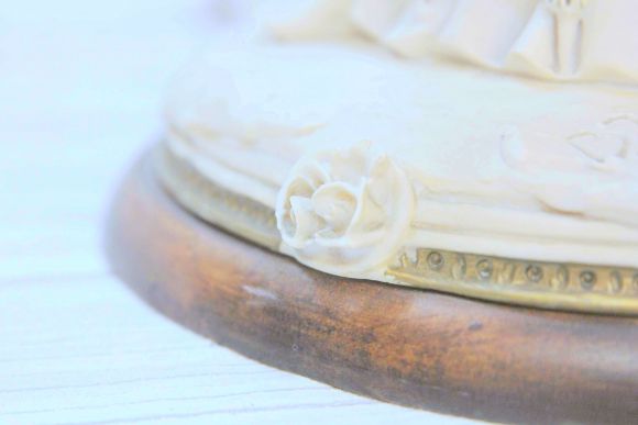 Винтажная статуэтка дама с собачкой. Европа. Начало 20 века