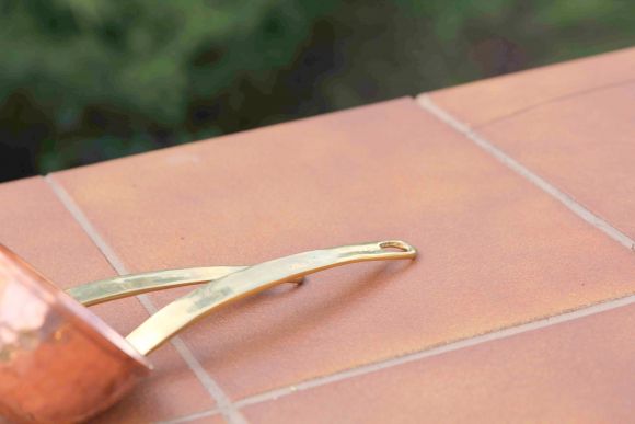 Очаровательные винтажные тарелочки из меди.