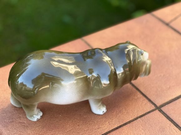 Винтажный гиппопотам. Европа. Конец 20 века