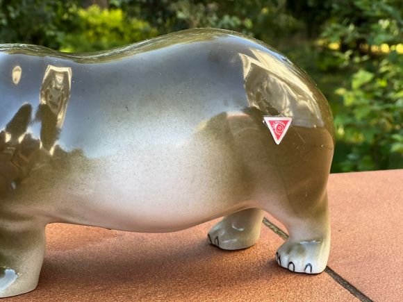 Винтажный гиппопотам. Европа. Конец 20 века