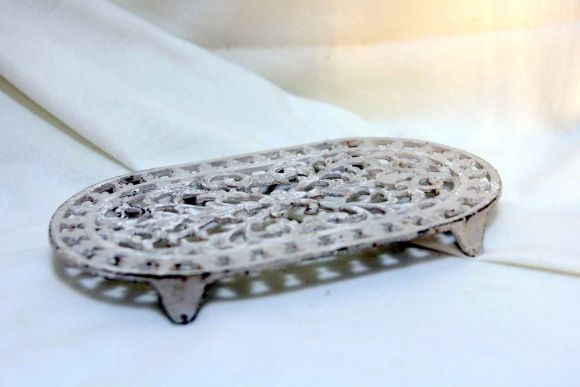 Ажурная винтажная подставка под утюг. Европа. Начало 20 века