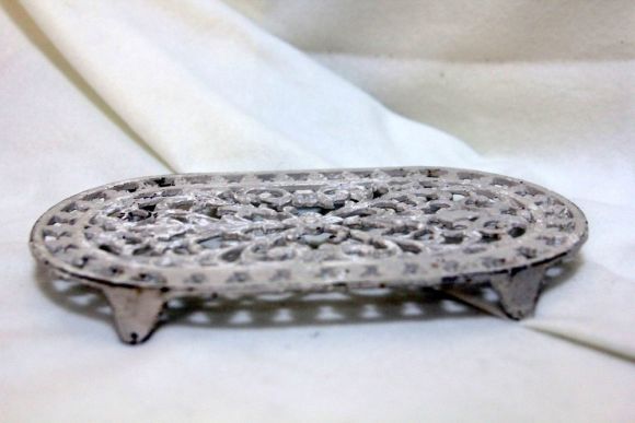 Ажурная винтажная подставка под утюг. Европа. Начало 20 века