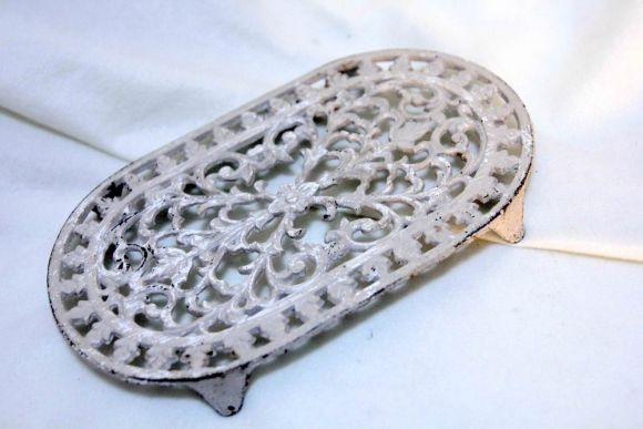 Ажурная винтажная подставка под утюг. Европа. Начало 20 века