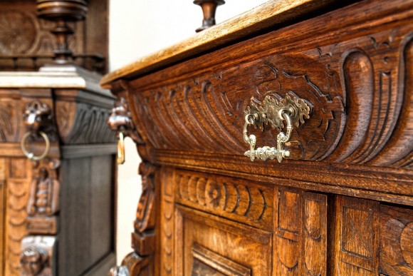 Пара потрясающих антикварных буфетов. Полная реставрация