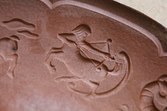 Большое медное панно ЗНАКИ ЗОДИАКА