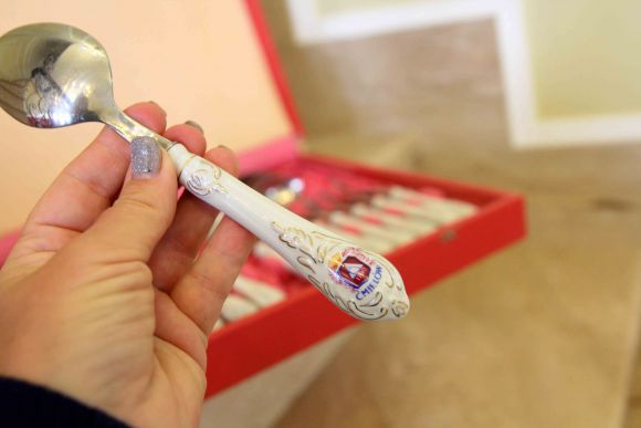 Винтажный подарочный набор столовых приборов „GERLACH” Европа. 20в.