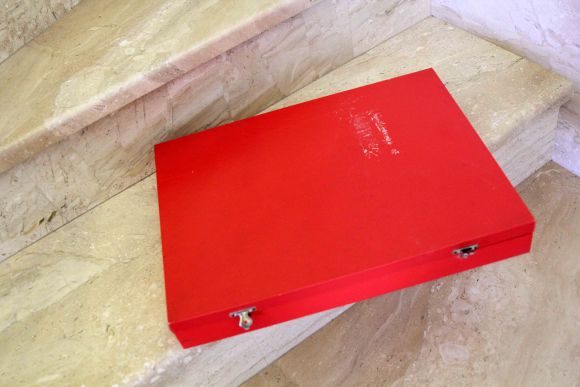 Винтажный подарочный набор столовых приборов „GERLACH” Европа. 20в.