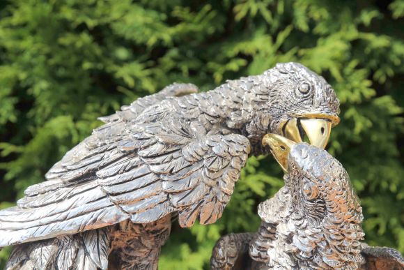 Невероятной красоты винтажная скульптура "Пара попугаев". Франция. 20 век.