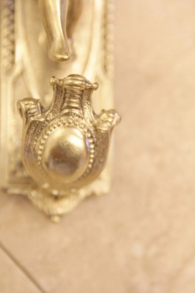 Очень красивые старинные бра с Путти