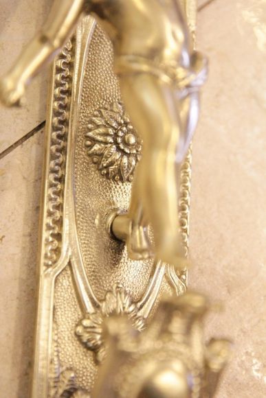 Очень красивые старинные бра с Путти