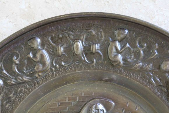 Медное настенное панно МУЗИЦИРОВАНИЕ