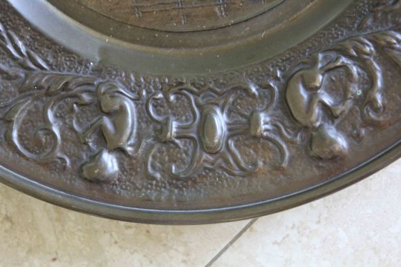 Медное настенное панно МУЗИЦИРОВАНИЕ