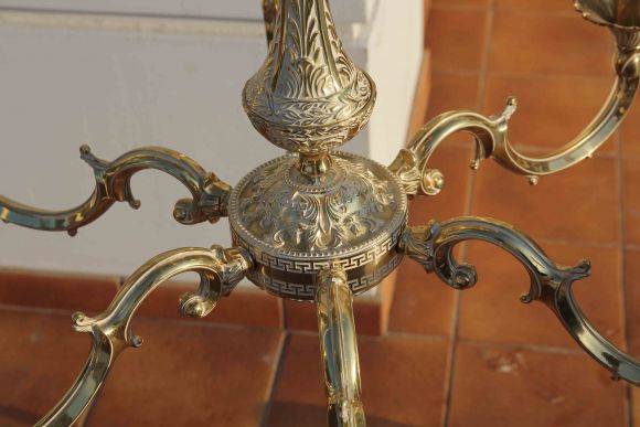  Роскошная латунная люстра