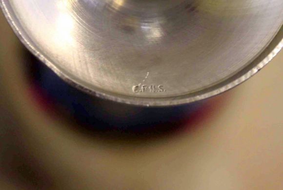 Необыкновенно красивые посеребренные бокалы. Европа. Начало 20 века