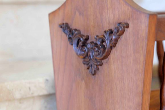 Винтажная деревянная газетница из Голландии