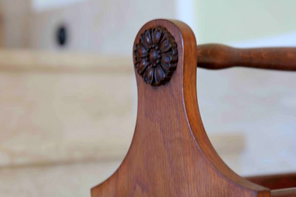 Винтажная деревянная газетница из Голландии