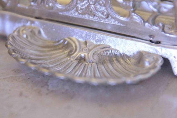 Очаровательная антикварная салфетница из бронзы. Европа. Начало 20 века