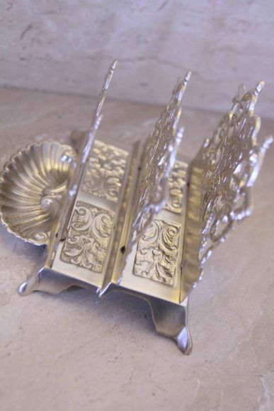 Очаровательная антикварная салфетница из бронзы. Европа. Начало 20 века