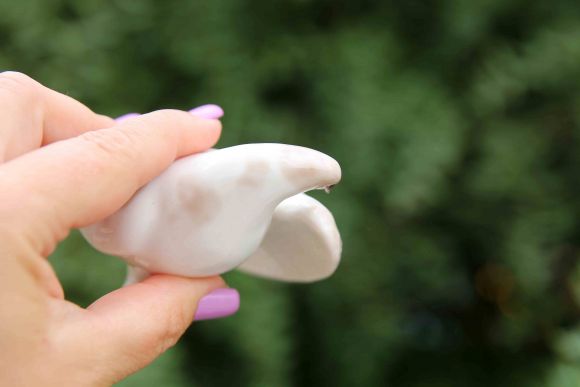 Пара фарфоровых голубей ЛФЗ