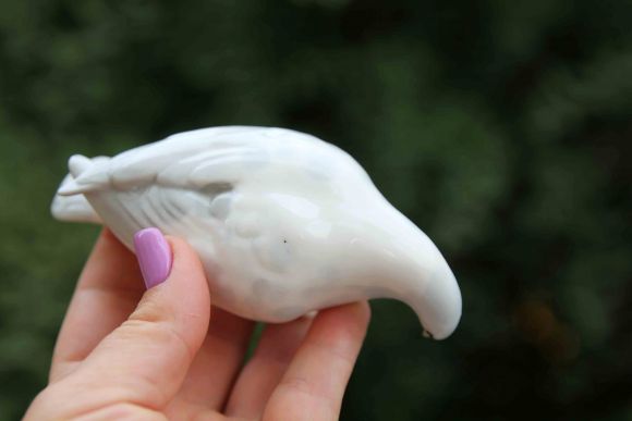 Пара фарфоровых голубей ЛФЗ