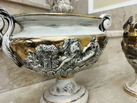 Винтажный комплект Каподимонте. Европа. Начало 20 века