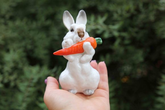 Фарфоровый зайчик ЛФЗ