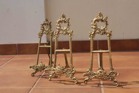 Старинные подставки из бронзы Мольберт .Европа. Начало 20 века