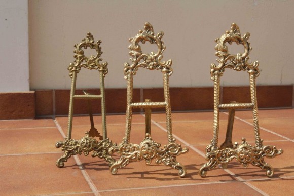 Старинные подставки из бронзы Мольберт .Европа. Начало 20 века