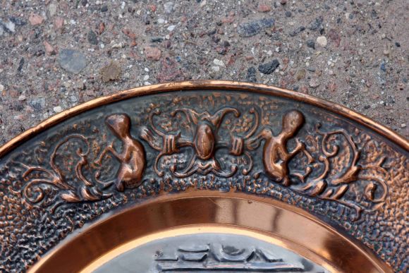 Голландское медное панно ПЬЯНКА