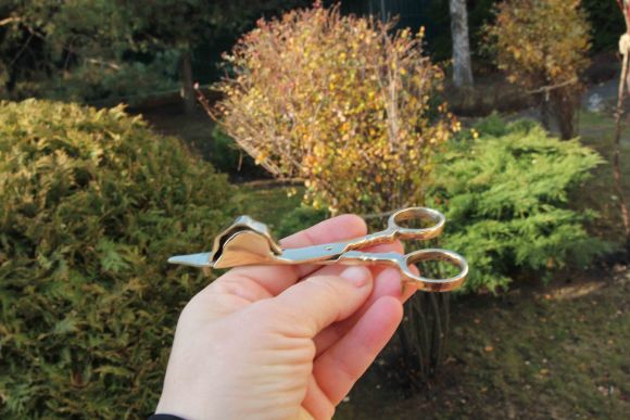 Старинный гаситель для пламени свечи