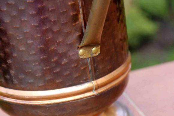 Огромный зольник с голландским сюжетом. Европа. Медь