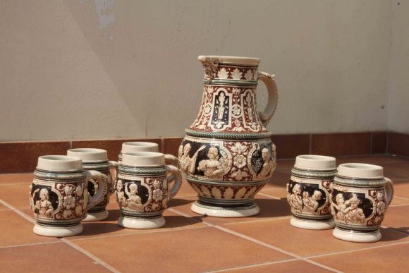 Винтажный пивной набор. Европа. Начало 20 века