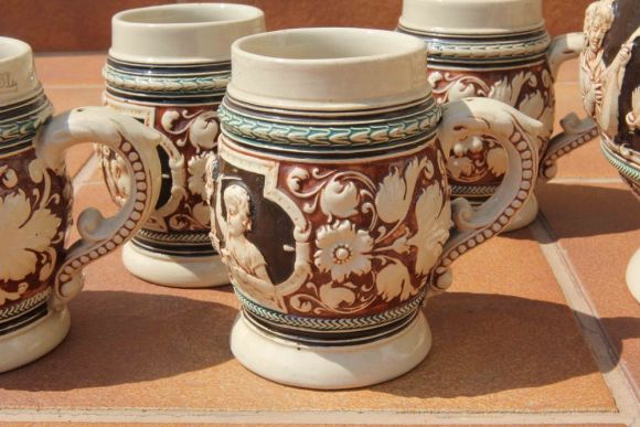 Винтажный пивной набор. Европа. Начало 20 века