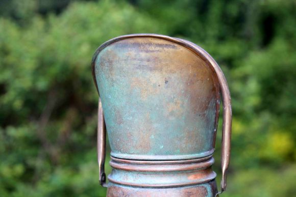 Винтажный зольник ручной работы. Медь. Голландский сюжет