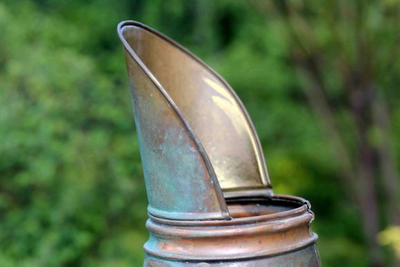 Винтажный зольник ручной работы. Медь. Голландский сюжет