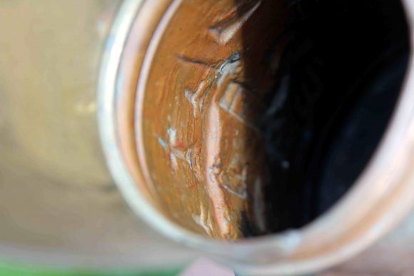 Винтажный зольник ручной работы. Медь. Голландский сюжет