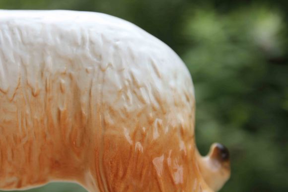 Фарфоровая статуэтка Борзой ЛФЗ. Первый сорт